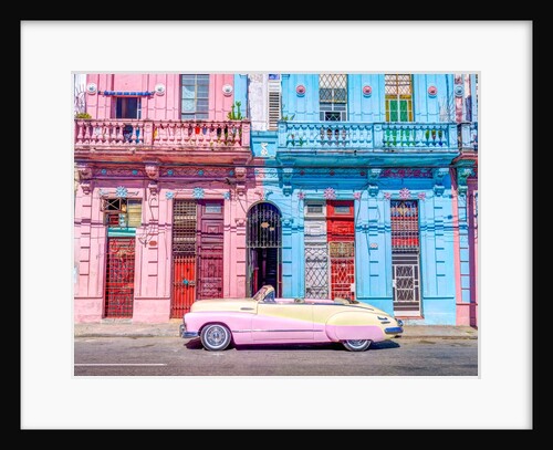 Vintage car in Havana by Assaf Frank